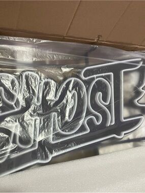 BNIB! Authentic GHOST Energy LED Neon Wall Sign Limited Edition 82/100